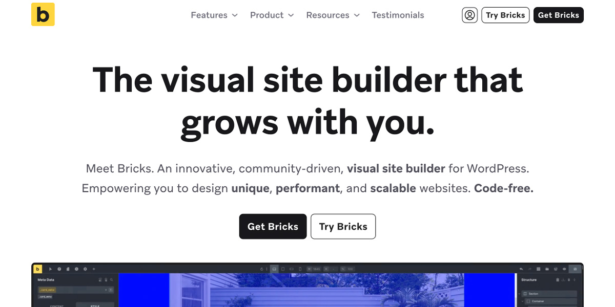 Bricks for WordPress Cover Image