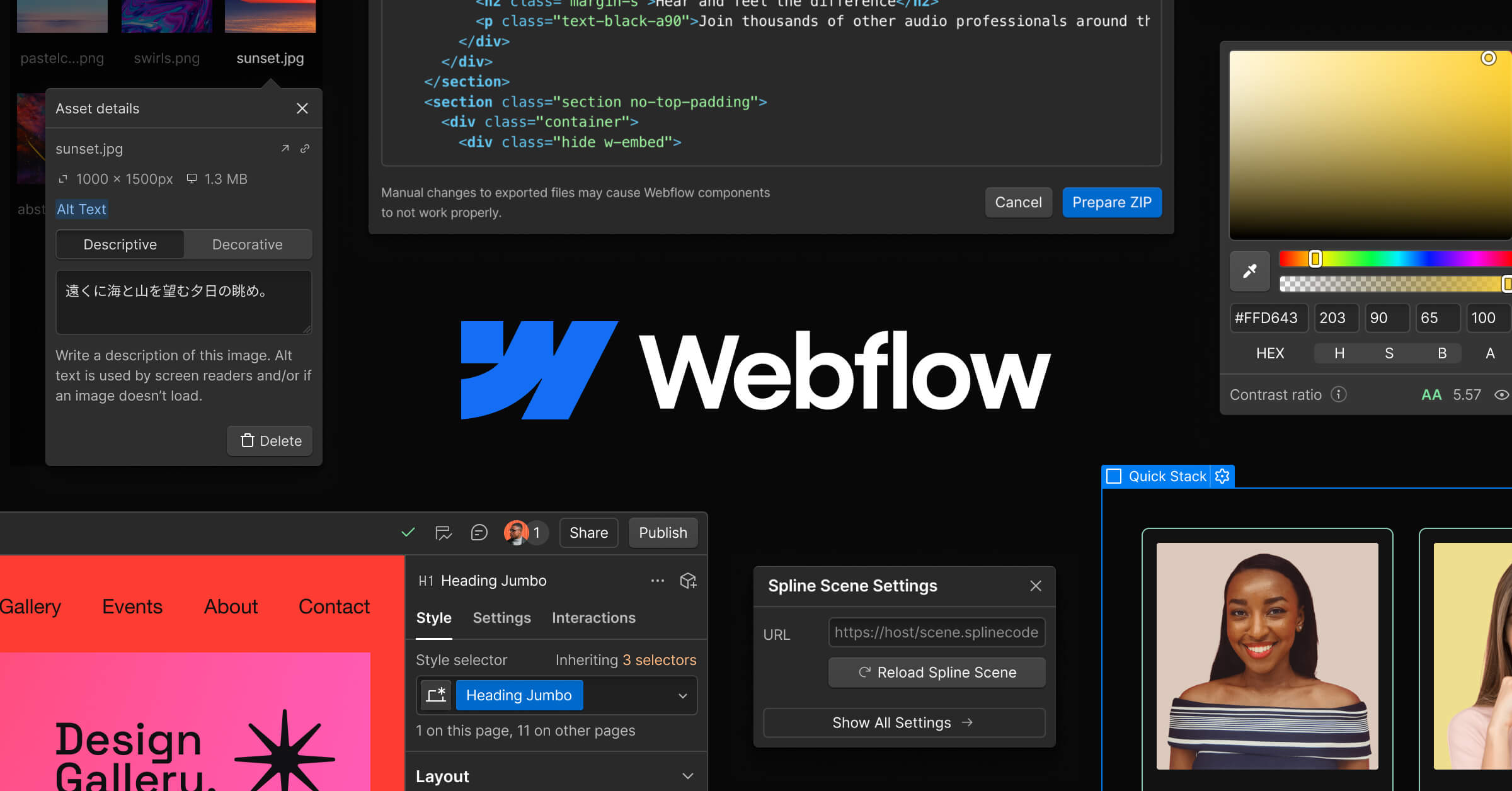 Webflow Cover Image