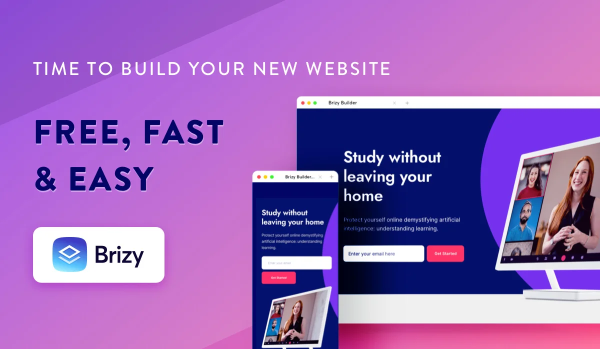 Brizy Cloud Website Builder - Cover Image