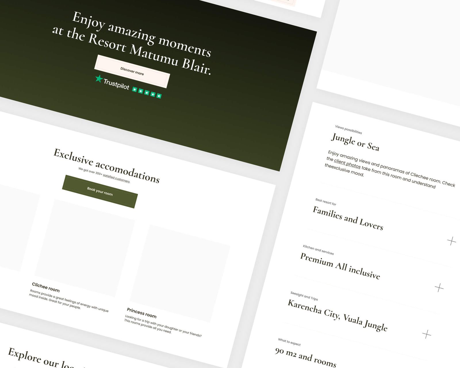Hotel and Resort Template for Framer, digital product by Petr Bilek