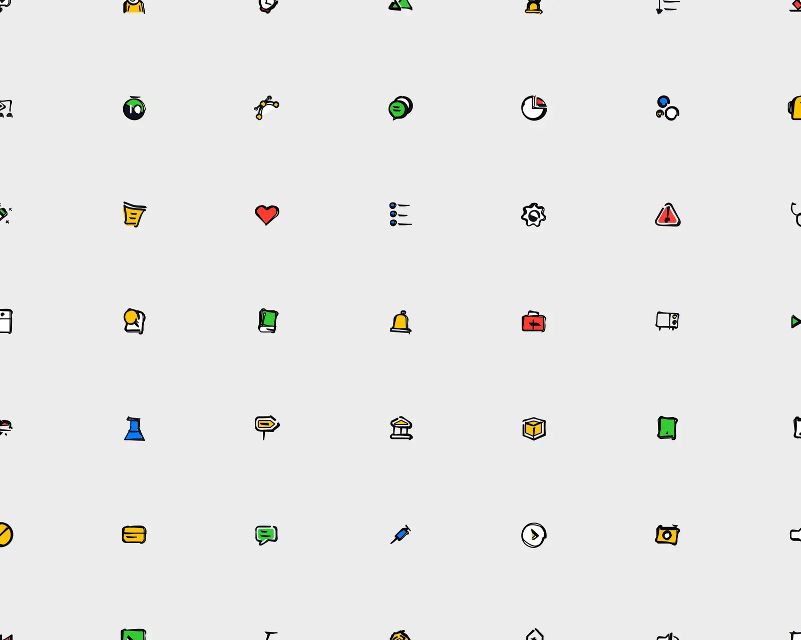 Grumpyicons - Grumpy Hand-drawn creative icons for marketing, digital product by Petr Bilek